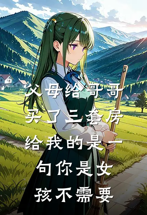 父母给哥哥买了三套房，给我的是一句你是女孩不需要