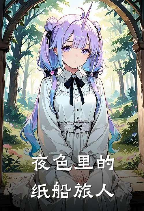 夜色里的纸船旅人